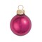 Whitehurst Pearl Finish Glass Christmas Ball Ornaments - 4.75" (120mm) - Bordeaux - 4ct